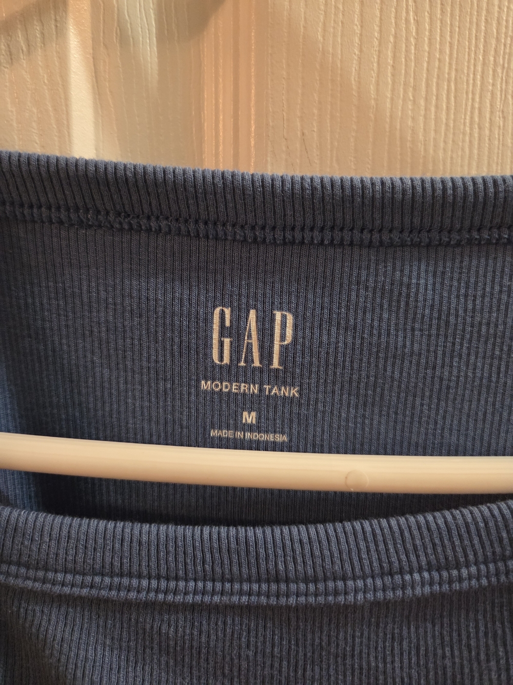 GAP Dusty Blue Ribbed Tank - Picture 2 of 3